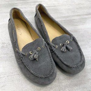 Talbots | Easton Tassel Suede Driving Moccasin- Grey | Size 7